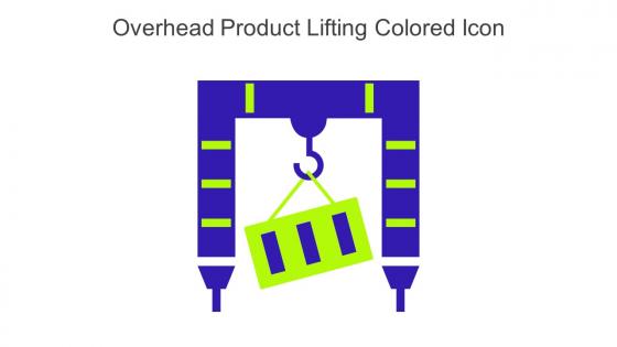 Overhead Product Lifting Colored Icon In Powerpoint Pptx Png And Editable Eps Format