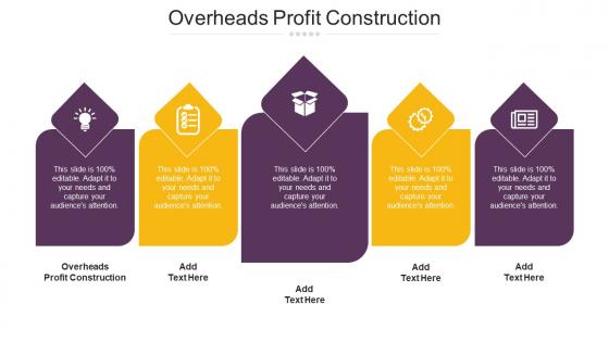 Overheads Profit Construction Ppt Powerpoint Presentation Infographics Maker Cpb