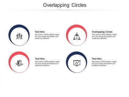 Overlapping circles ppt powerpoint presentation summary influencers cpb