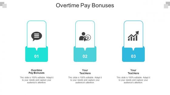 Overtime pay bonuses ppt powerpoint presentation slides graphics pictures cpb