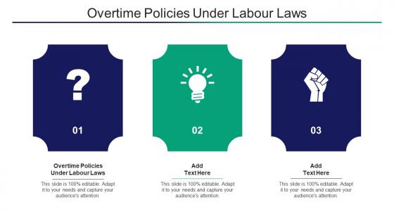 Overtime Policies Under Labour Laws Ppt Powerpoint Presentation Outline Cpb