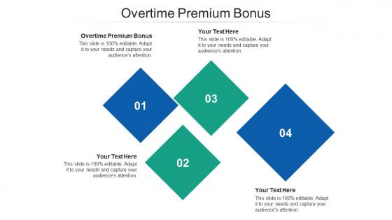Overtime premium bonus ppt powerpoint presentation gallery tips cpb