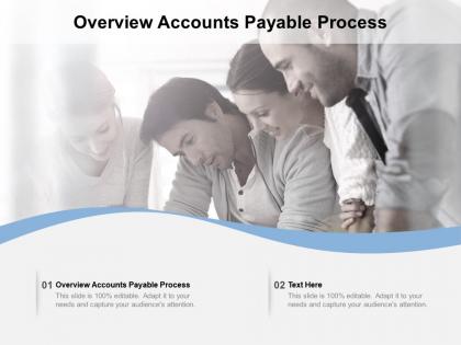 Overview accounts payable process ppt powerpoint presentation professional example cpb