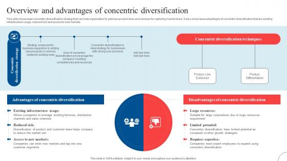 Overview And Advantages Of Concentric Strategic Diversification To Reduce Strategy SS V