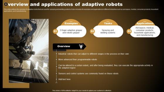 Overview And Applications Of Adaptive Robots Types Of Autonomous Robotic System