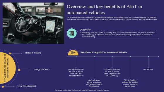 Overview And Key Benefits Of Aiot In Automated Unlocking Potential Of Aiot IoT SS