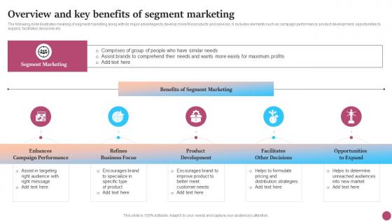 Overview And Key Benefits Of Segment Strategic Micromarketing Adoption Guide MKT SS V