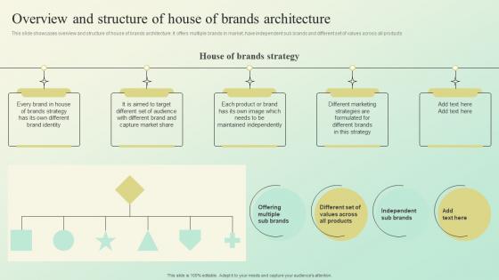 Overview And Structure Of House Of Brands Architecture Building A Brand Identity For Companies