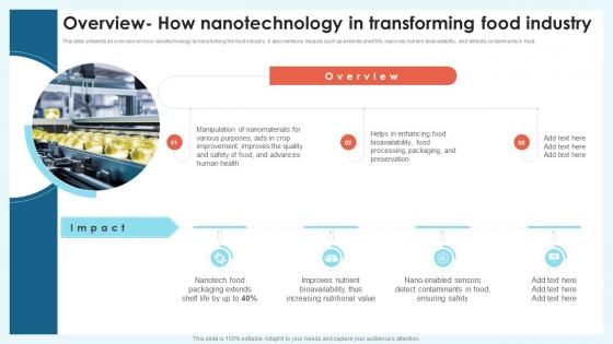 Overview How Nanotechnology In Nanotechnology Revolution Transforming Modern Industry TC SS
