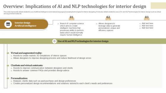 Overview Implications Of AI And NLP Technologies ChatGPT Transforming Spaces With Gpt ChatGPT SS
