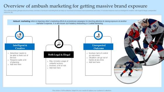 Overview Of Ambush Marketing For Getting Massive Effective Predatory Marketing Tactics MKT SS V