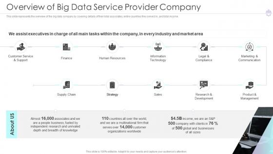 Overview Of Big Data Service Provider Company Ppt Pictures