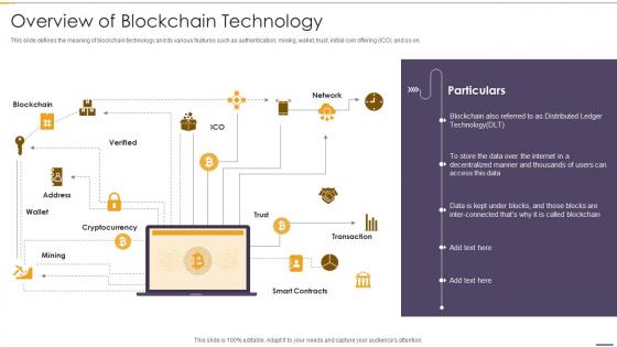 Overview Of Blockchain Technology Blockchain And Distributed Ledger Technology