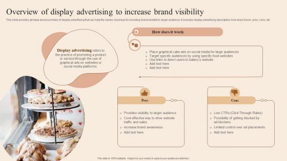 Overview Of Display Advertising To Increase Developing Actionable Advertising Plan Tactics MKT SS V