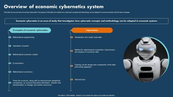 Overview Of Economic Cybernetics System Operations Research