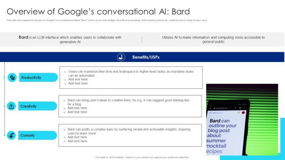 Overview Of Googles Conversational AI Bard Google Chatbot Usage Guide AI SS V