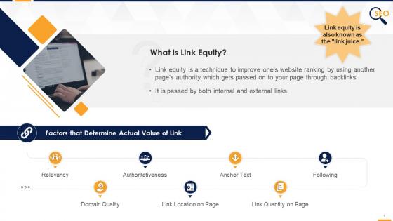 Overview of link equity and contributing factors edu ppt