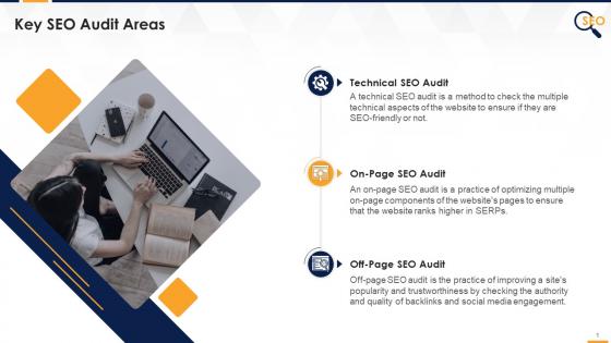 Overview Of Major SEO Audit Areas Edu Ppt
