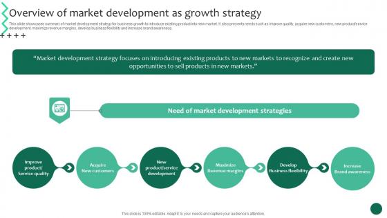 Overview Of Market Development As Growth Business Growth And Success Strategic Guide Strategy SS