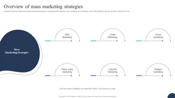 Overview Of Mass Marketing Strategies Advertising Strategies To Attract MKT SS V