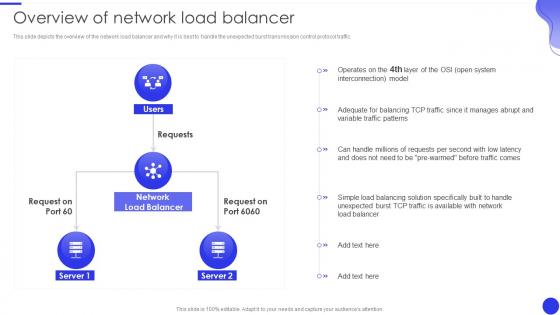 Overview Of Network Load Balancer Ppt Summary Visual Aids