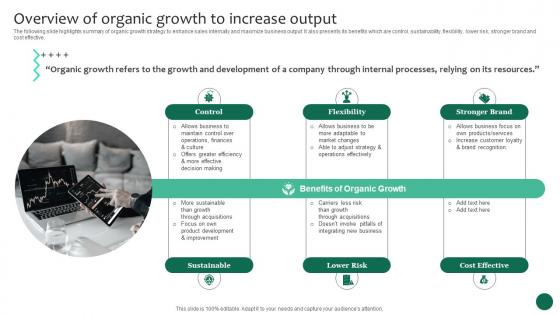 Overview Of Organic Growth To Increase Output Business Growth And Success Strategic Guide Strategy SS