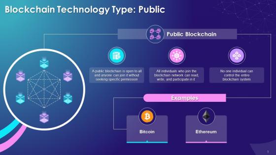 Overview Of Public Blockchain Technology Training Ppt