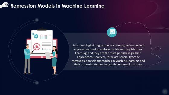 Overview Of Regression Models In Machine Learning Training Ppt