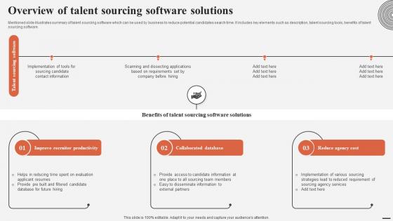 Overview Of Talent Sourcing Software Solutions Complete Guide For Talent Acquisition