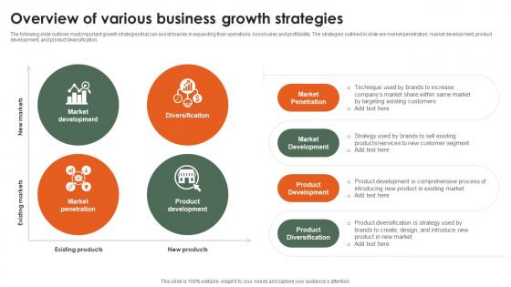 Overview Of Various Business Growth Strategies Startup Growth Strategy For Rapid Strategy SS V
