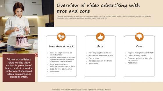 Overview Of Video Advertising With Pros And Cons Streamlined Advertising Plan