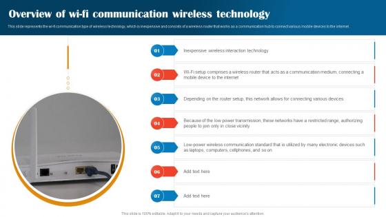 Overview Of Wi Fi Communication Wireless Technology 1G To 5G Technology