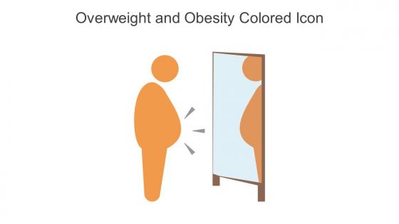 Overweight And Obesity Colored Icon In Powerpoint Pptx Png And Editable Eps Format