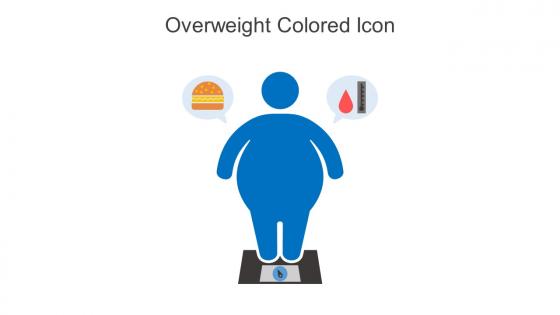 Overweight Colored Icon In Powerpoint Pptx Png And Editable Eps Format