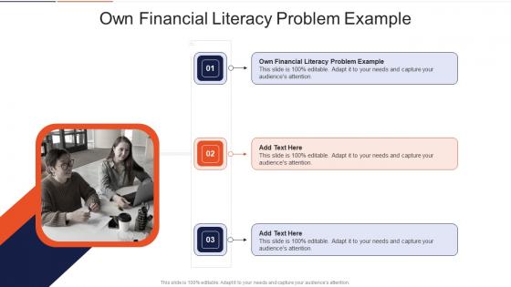 Own Financial Literacy Problem Example In Powerpoint And Google Slides Cpb