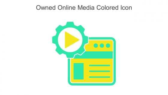 Owned Online Media Colored Icon In Powerpoint Pptx Png And Editable Eps Format