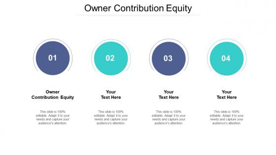 Owner contribution equity ppt powerpoint presentation slides vector cpb