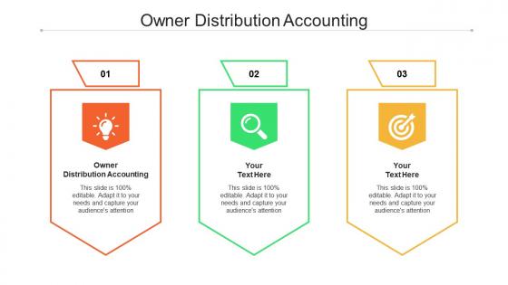 Owner distribution accounting ppt powerpoint presentation show icon cpb