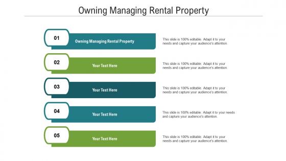 Owning managing rental property ppt powerpoint presentation ideas model cpb