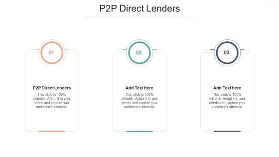 P2p Direct Lenders Ppt Powerpoint Presentation Styles Background Images Cpb