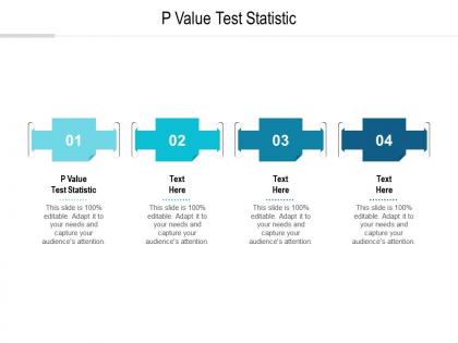 P value test statistic ppt powerpoint presentation portfolio deck cpb