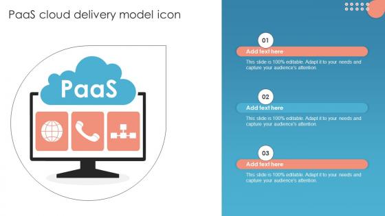 Paas Cloud Delivery Model Icon