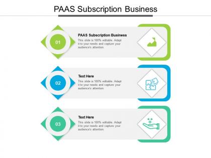 Paas subscription business ppt powerpoint presentation gallery templates cpb