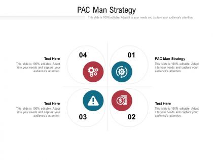 Pac man strategy ppt powerpoint presentation slides gridlines cpb