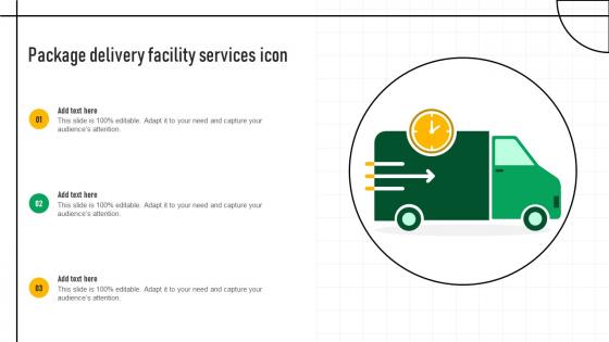 Package Delivery Facility Services Icon
