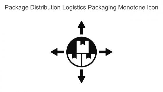 Package Distribution Logistics Packaging Monotone Icon In Powerpoint Pptx Png And Editable Eps Format