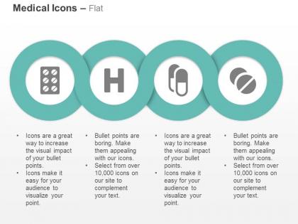 Package health pills round tablets ppt icons graphics