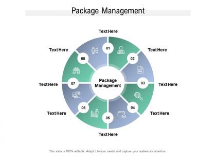 Package management ppt powerpoint presentation portfolio icons cpb