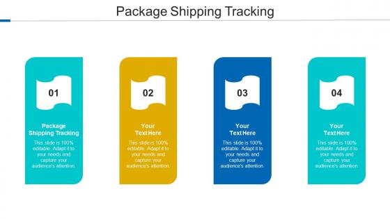 Package Shipping Tracking Ppt Powerpoint Presentation Ideas Clipart Images Cpb