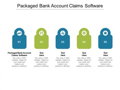 Packaged bank account claims software ppt powerpoint presentation slides example file cpb